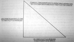 Rational right triangle of area 157