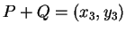 $ P+Q = (x_3,y_3)$