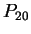$\displaystyle P_{20}$