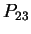 $\displaystyle P_{23}$