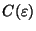 $ C(\varepsilon )$