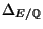$ \Delta_{E/\mathbb{Q}}$
