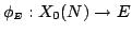 $ \phi_{\scriptscriptstyle E}: X_0(N) \rightarrow E$