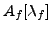 $\displaystyle \varphi (A_f[\lambda_f]) = A_g[\lambda_g]
$