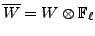 $ T_q\vert _{\overline{W}} - a_q(E)$